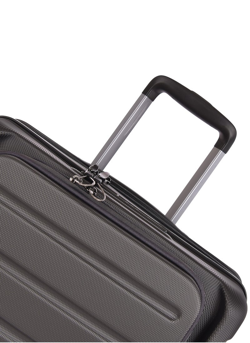 MAGELLAN - Magellan ABS Luggage, Carry On Cabin Size, Hard Trolley Travel Bag with Front Open Pockets for Laptop, USB Type C Ports, TSA Lock and 4 Double Spinner Wheels, 20 Inch, CTH0043S-20 - Image 1