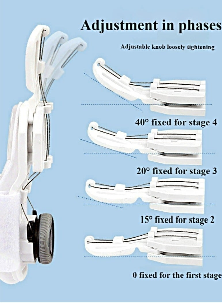 كيلا تقويم أصابع القدم، تقويم إصبع القدم، مقبض قابل للتعديل مناسب للرجال والنساء القدمين اليمنى واليسرى - Image 3