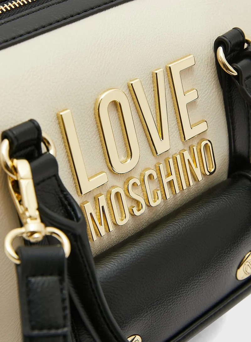 Love Moschino Logo Detail Satchel