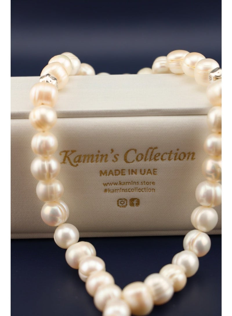 Kamins Collection Pearl Tasbih/ Double Blue Tassel - Image 3