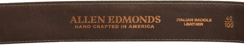Allen Edmonds Manistee Belt,Walnut,36" Waist - Image 3