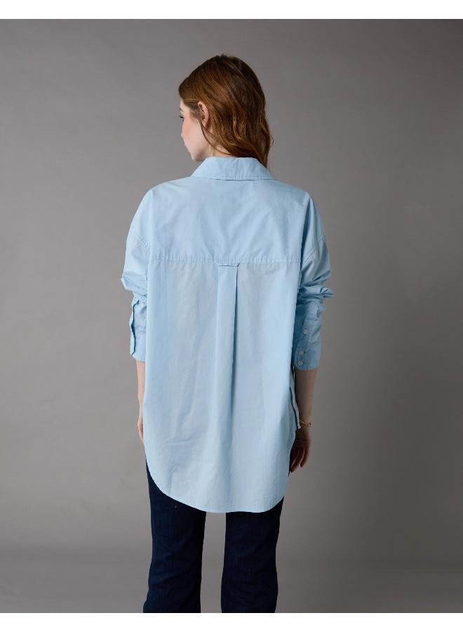 American Eagle AE Perfect Button-Up Shirt - Image 4