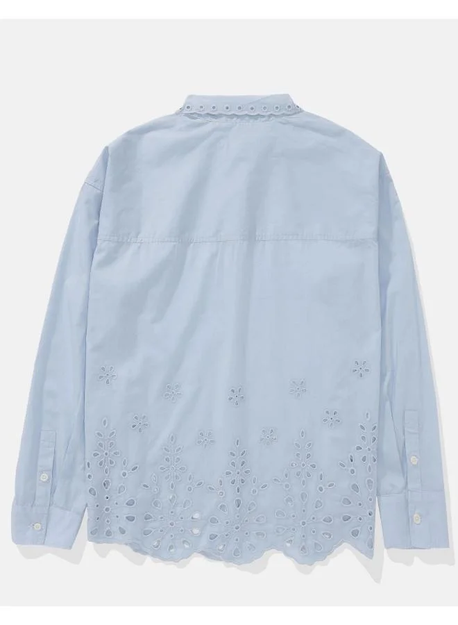 American Eagle AE Perfect Button-Up Shirt