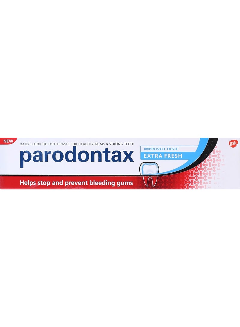 Parodontax Extra Fresh Daily Toothpaste For Bleeding Gums 100 Ml - Image 2