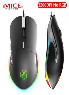 iMICE X6 High Configuration USB Wired Gaming Mouse Computer Gamer 6400 3200 DPI Optical Mice for Laptop PC Game Mouse