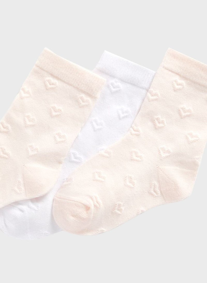 mothercare Kids 3 Pack Assorted Socks - Image 2