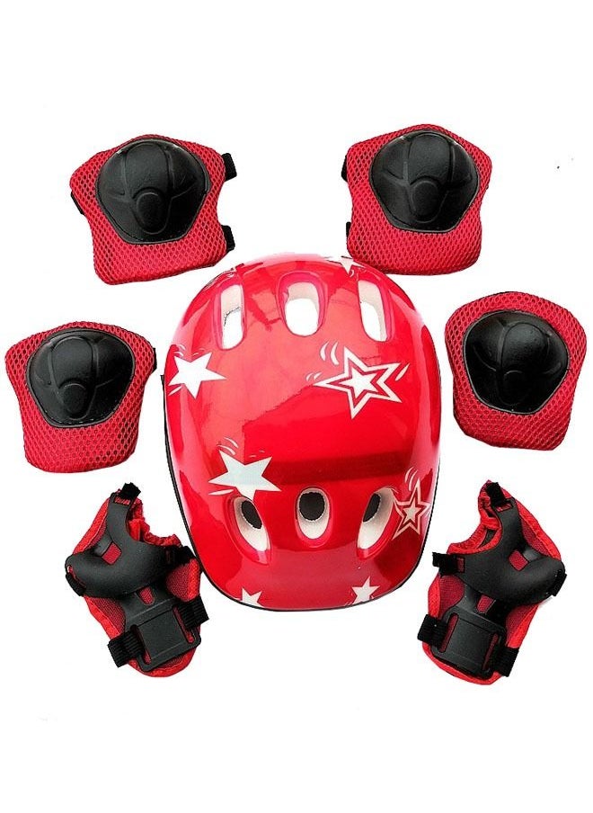 ZCM-HAPPY 7-Piece Skateboard  Set Kids Protective Gear Set  - Image 1