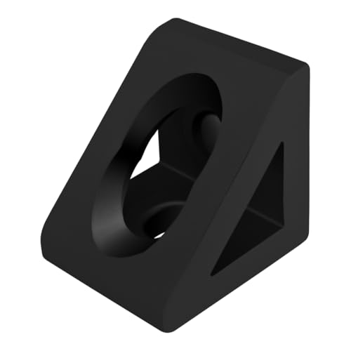 80/20 8020 4132 10 Series 2 Hole Aluminum Inside Corner Gusset L Bracket for 8020 Extruded Aluminum Extrusion Heavy Duty Angle Bracket Black Anodize 10 - Image 3