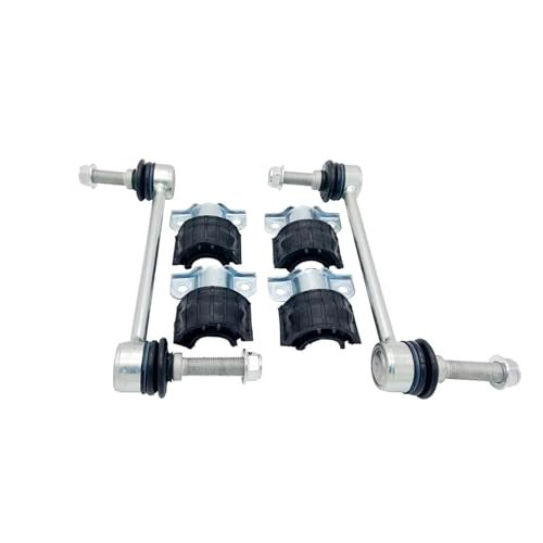 WayJun Front Suspension Stabilizer Sway Bar Links + Bushings Set Compatible with Mercedes W164 GL ML R Series 1643202132 1643231185 - Image 1