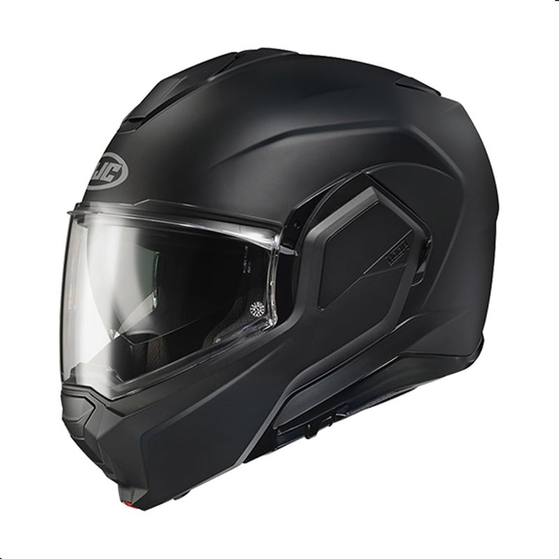 HJC i100 Solid Modular Motorcycle Helmet with HJ36 Pinlock Shield DOT Approved Semi Flat Black XLarge