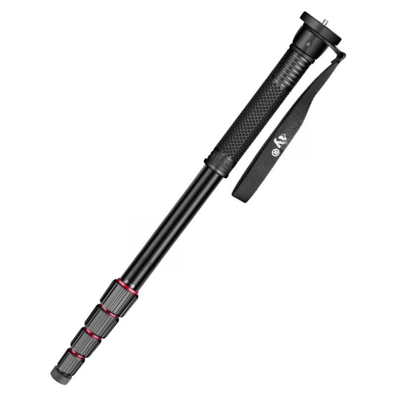 Manbily Compact Camera Monopod Stand 48Cm Collapsible Lightweight Stick - Versatile Photography Unipod With Wrist Strap And Screw Adapter For Outdoor Use - Image 1