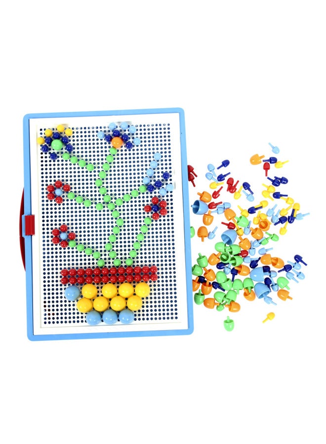 Special Offer Mushroom Nail Children's Puzzle Toy Early Education Intelligence Teaching Aids About 296 Pieces 2-3-5 Years Old-Color:296 Mushroom Nails Suit  - Image 2
