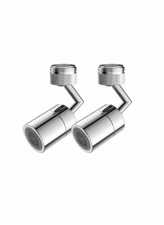 Excefore 2Pcs Universal Splash Fliter Faucet 720°Rotating Movable Kitchen Faucet,kitchen Tap Head Water Saving Faucet Extender Sprayer Sink Spray for Kitchen Bathroom  - Image 1