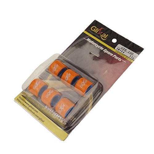 Glixal ATKS-04020 18x14mm High Performance Racing Variator Roller Weights Set 152QMI 157QMJ GY6 125cc 150cc Scooter Moped ATV Go-Kart (12 gram) - Image 1