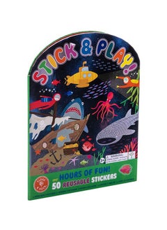 Floss & Rock Stick & Play | Over 50 Reusable Stickers & Fold-Out Scene | Creative Sticker Activity for Kids Aged 3+  - Image 2