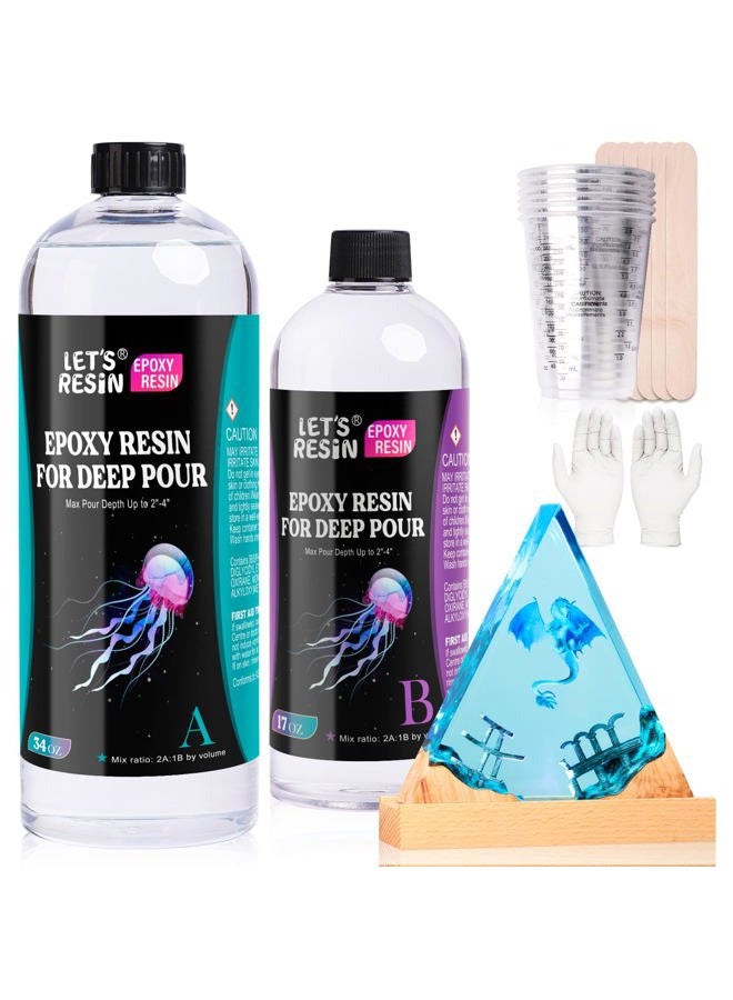 LET'S RESIN Epoxy Resin Deep Pore Epoxy Resin - Image 1