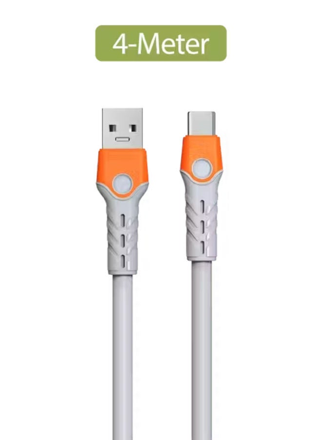 موكسوم كابل بيانات للشحن السريع 30 واط من النوع C - 4 أمتار - Image 1