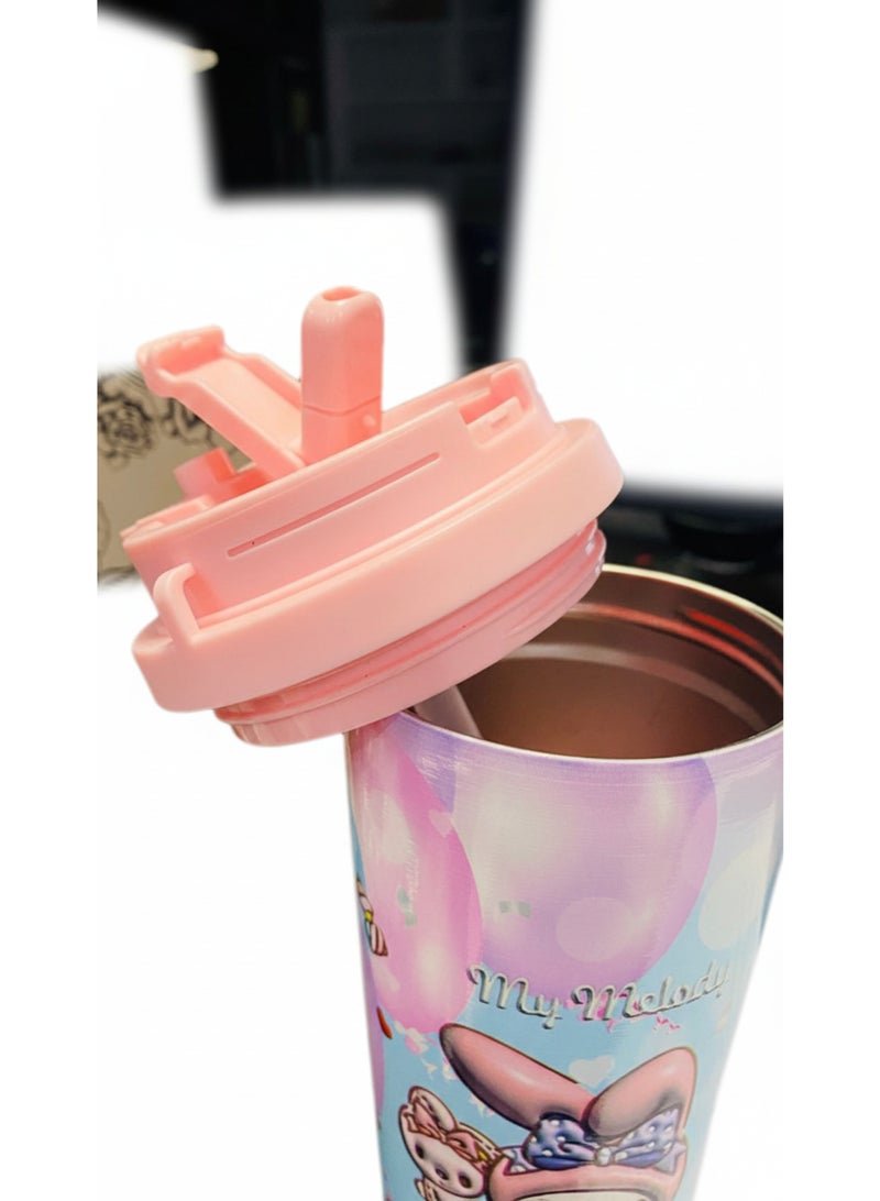 600 ml Stainless Steel My Melody Tumbler Mug | SUS 304 - Image 4