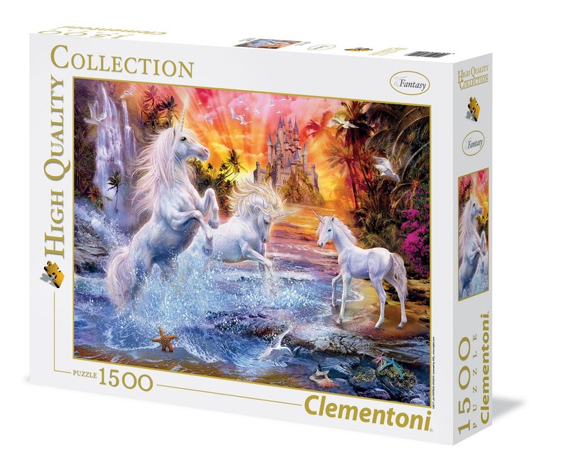 Clementoni 31805 Wild Unicorns-1500 Pieces, Multi-Colour - Image 3
