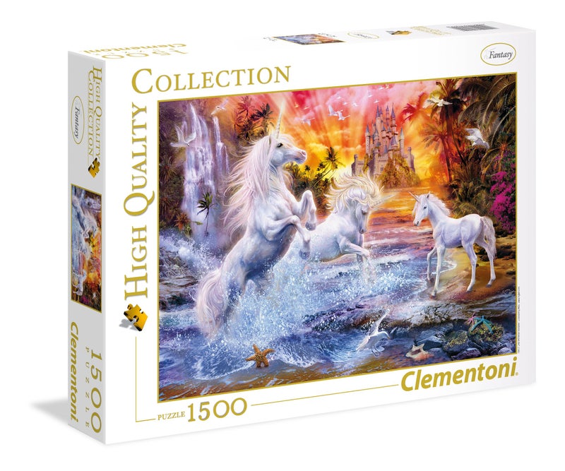 Clementoni 31805 Wild Unicorns-1500 Pieces, Multi-Colour - Image 5