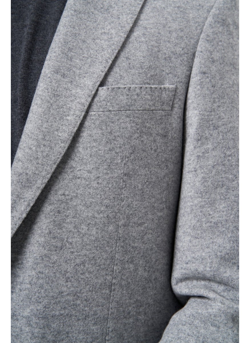 Bisse Men's Mono Collar 6 Drop Jacket GRAY PCK23K23201_D55  - Image 3