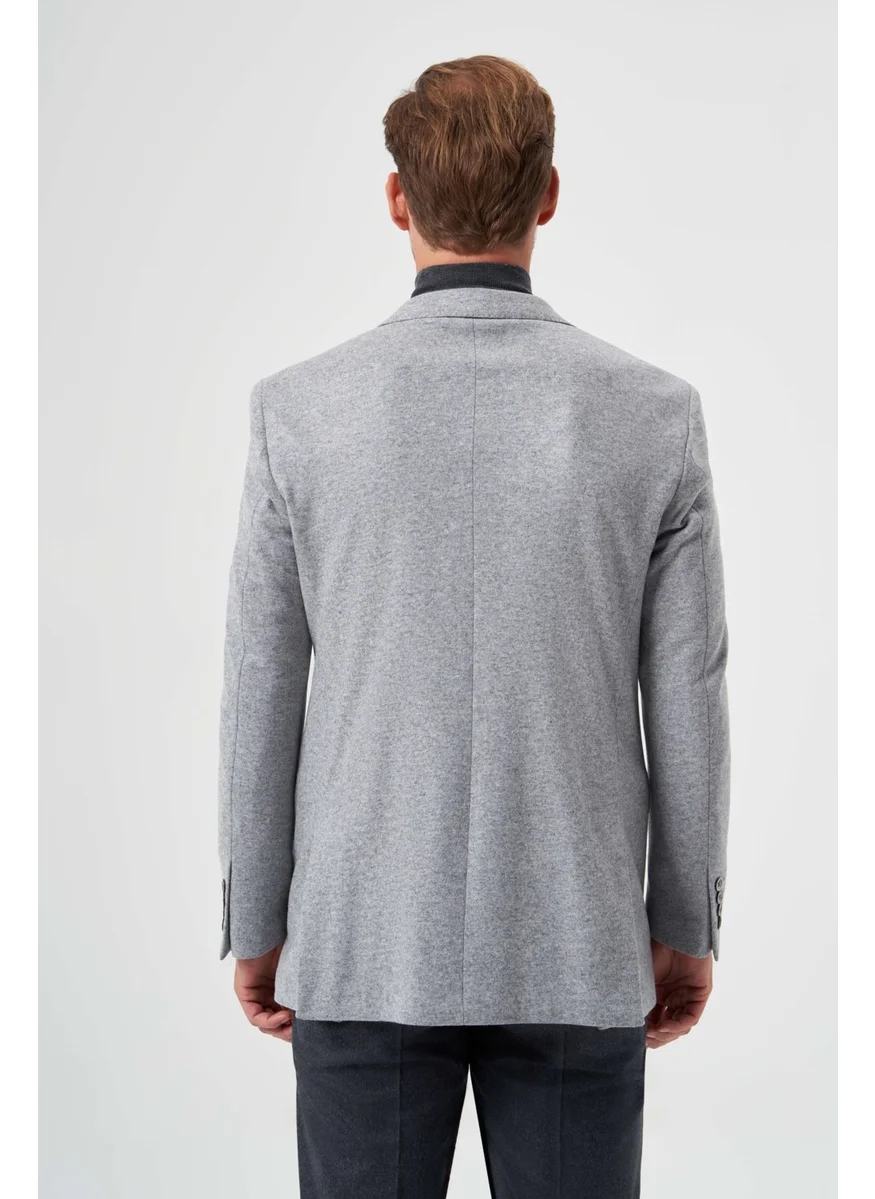 Bisse Men's Mono Collar 6 Drop Jacket GRAY PCK23K23201_D55