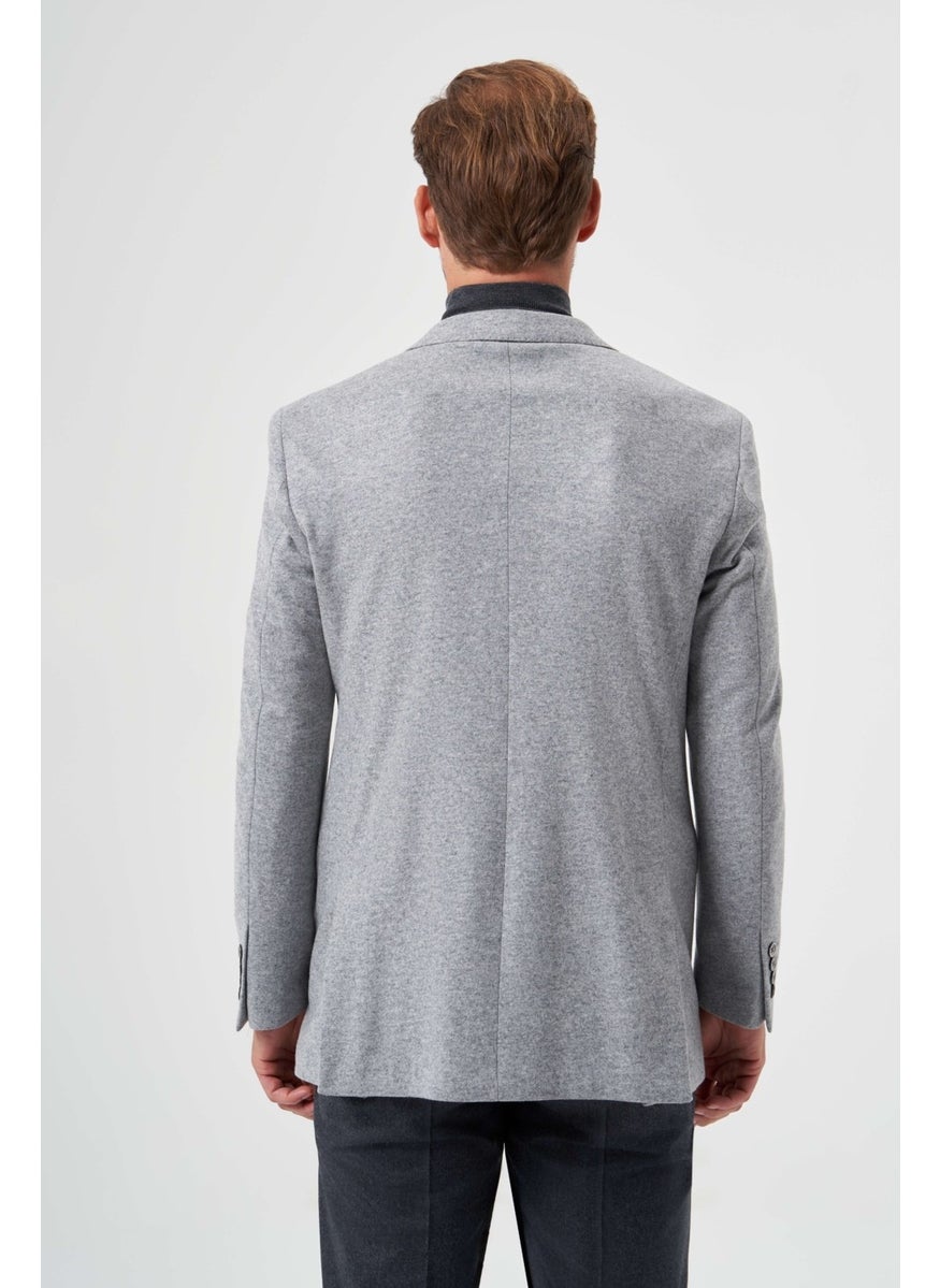 Bisse Men's Mono Collar 6 Drop Jacket GRAY PCK23K23201_D55  - Image 2