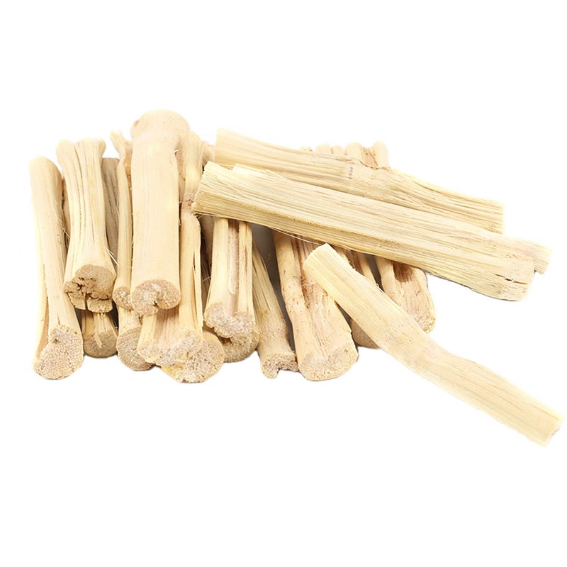 BWOGUE 300g Pet Snacks Sweet Bamboo Chew Toy for Squirrel Rabbits Guinea Pigs Chinchilla Hamster About 1014 Sticks - Image 2