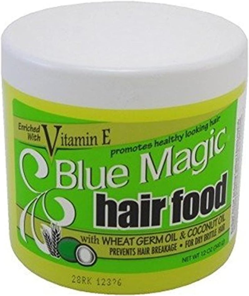 Blue Magic Hair Food with Wheat Germ Oil and Coconut Oil, 12 Ounce - Image 1