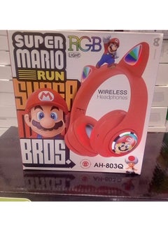 Mario Mario Kart Kids Wireless Headphones- Red 
