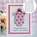 BeetirryHu Baby Clothes Frame Metal Die Cuts Baby Clothes Frame Metal Cutting Dies Cut Stencils Card Paper Craft DIY Template Metal Cutting Dies Album Embossing Paper Dies for Card Making Scrapbooking - Image 2