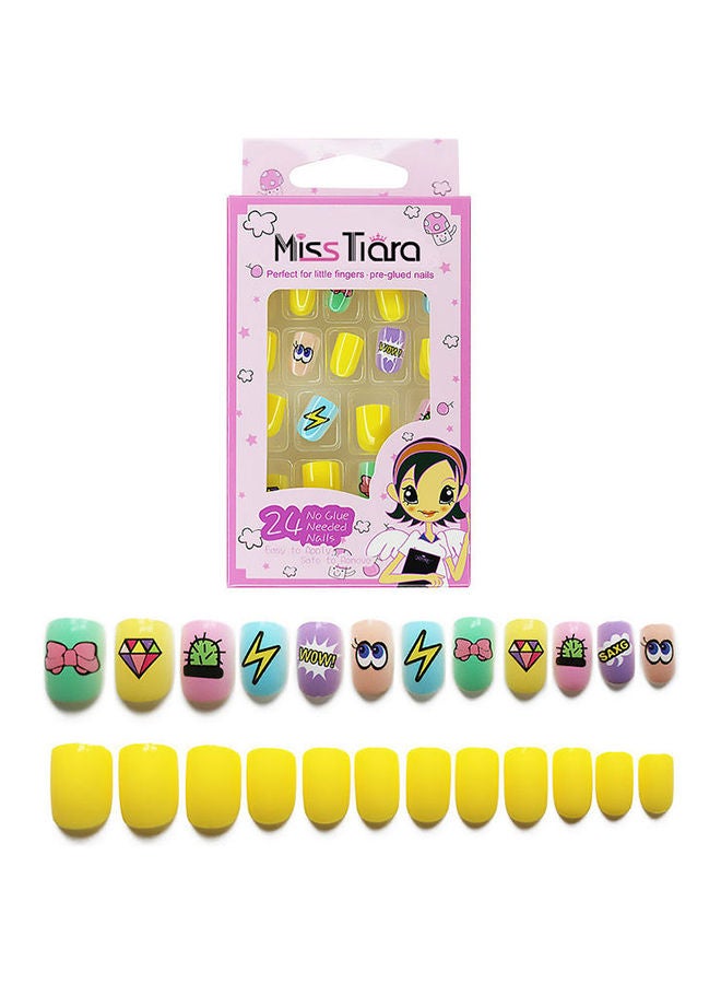 نيبمينينت أظافر صناعية من 24 قطعة . متعدد الألوان - Image 1