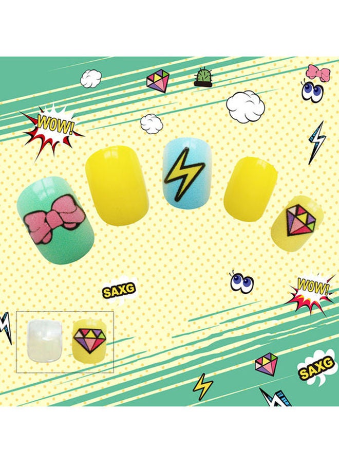 نيبمينينت أظافر صناعية من 24 قطعة . متعدد الألوان - Image 5