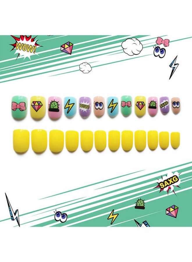 نيبمينينت أظافر صناعية من 24 قطعة . متعدد الألوان - Image 3