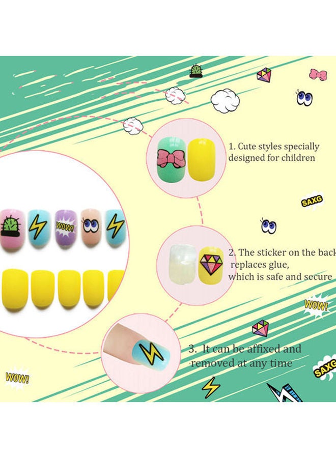 نيبمينينت أظافر صناعية من 24 قطعة . متعدد الألوان - Image 4