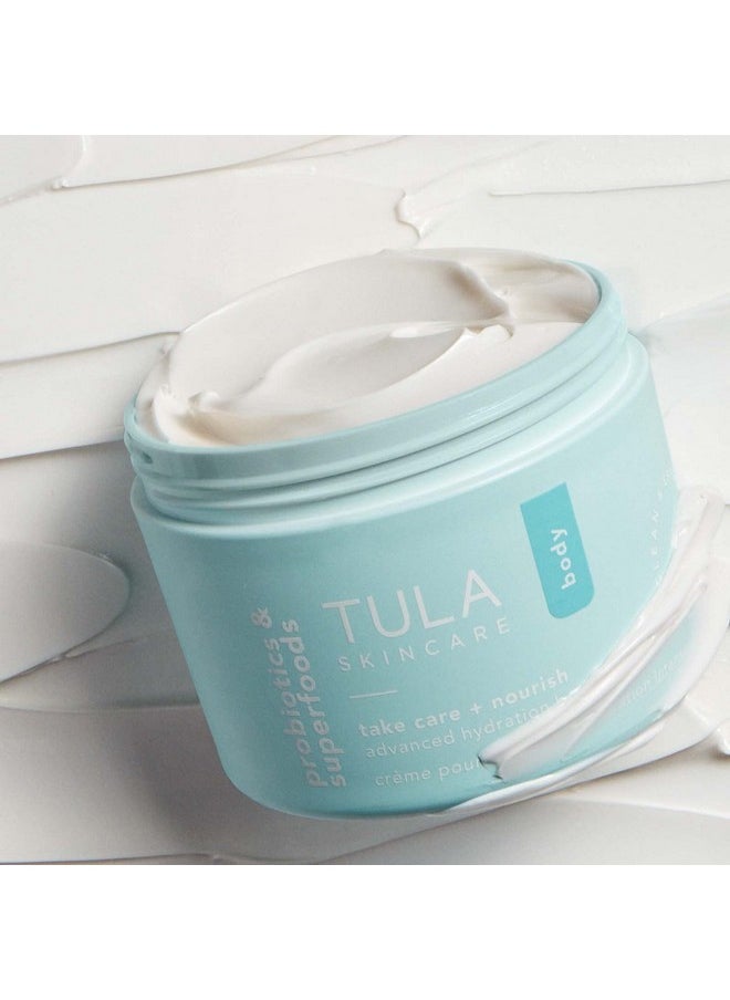 TULA TULA Skin Care Take Care + Nourish - Advanced Hydration Body Moisturizer, Non-Greasy, Contains Vitamin C & Yuku to Improve Skin Tone & Texture, 8.1 oz.  - Image 3