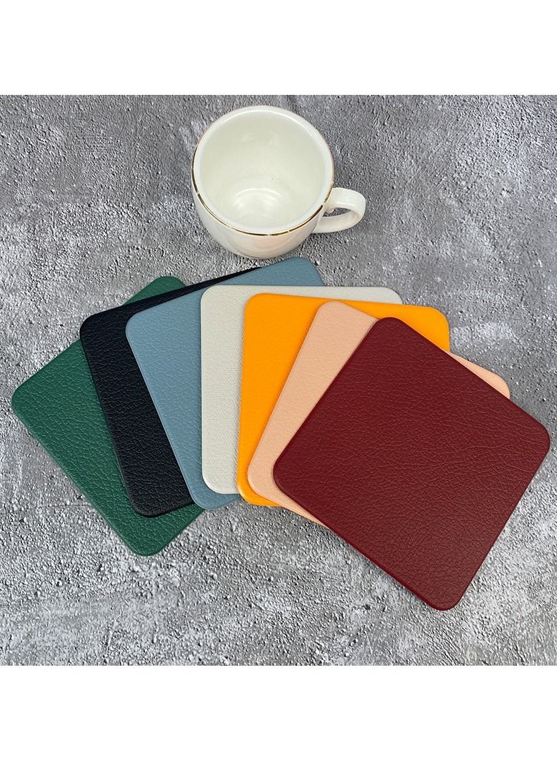 Mei Lifestyle 7 PCS Of Table Mat With Non Slip Washable Pad With Different Colours For Dining Table Coffee Table etc  - Image 1