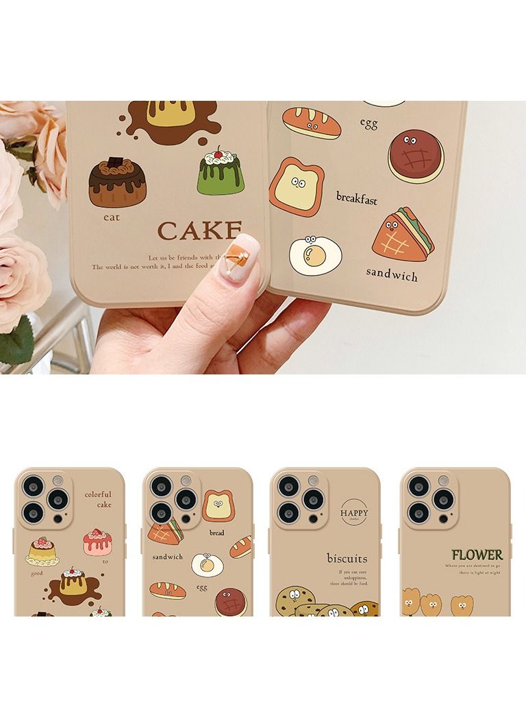 Loquat Painted Soft Shell Apple Phone Case - Image 2