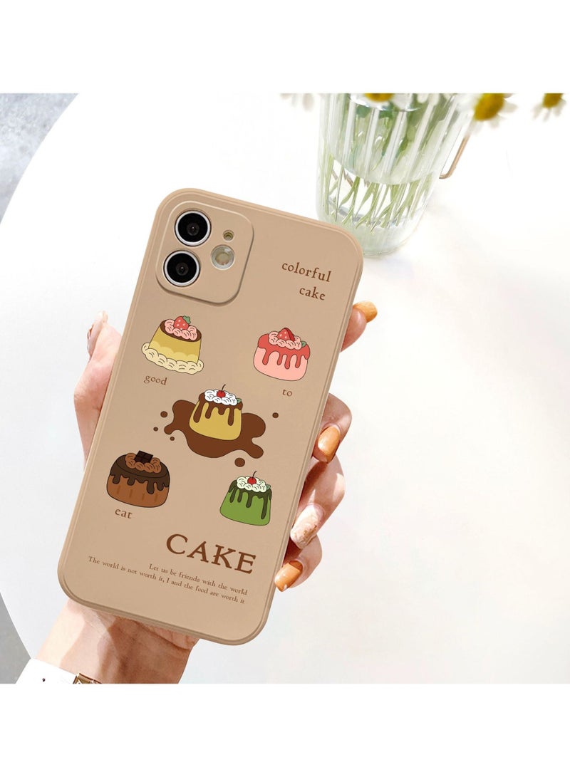 Loquat Painted Soft Shell Apple Phone Case - Image 1