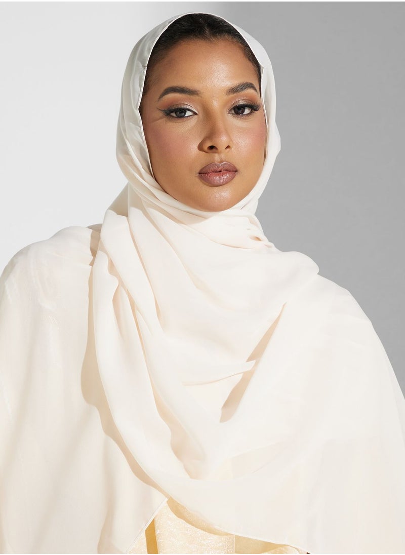 hayas closet - Embellished Front Open Abaya - Image 1