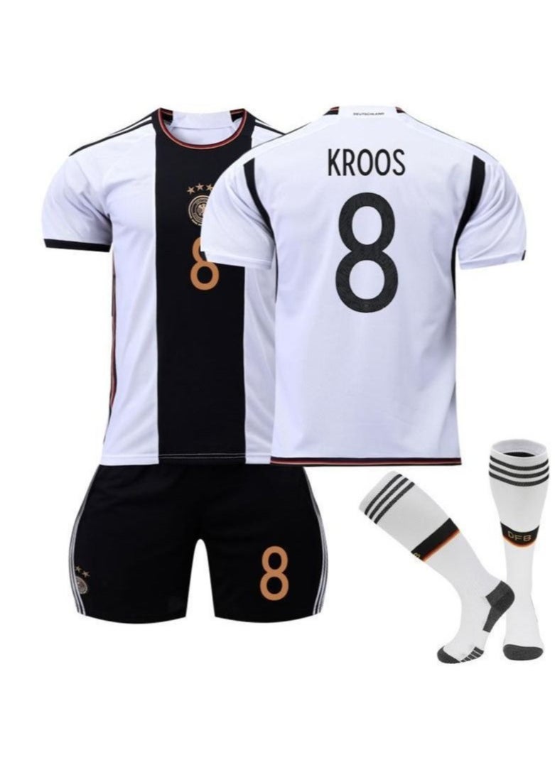 SKT Shiketro New 3-Piece Soccer Uniform Training Suit Quick-Drying Soccer Jersey  - Image 1