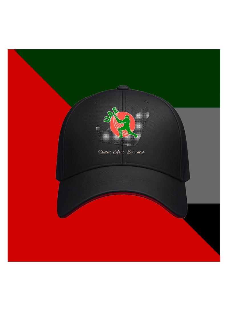 PRINTSHOP4ME UAE Sports Men's Combo Set–Dry Fit T-Shirt,Drawstring Bag,Cap & Scarf–Ideal For Cricket,Outdoor Events &Everyday Casual Wear - Image 3