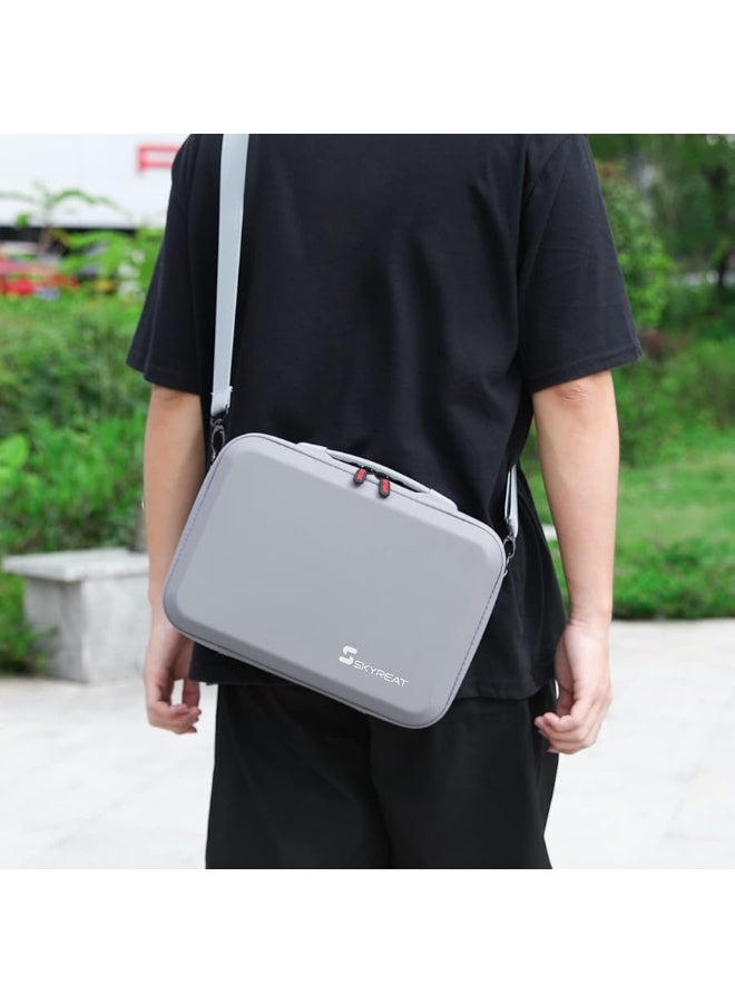 Skyreat Skyreat Mini 3 / Mini 3 Pro RC Case, Portable PU Leather Storage Shoulder Bag for DJI Mini 3 Pro Accessories  - Image 2