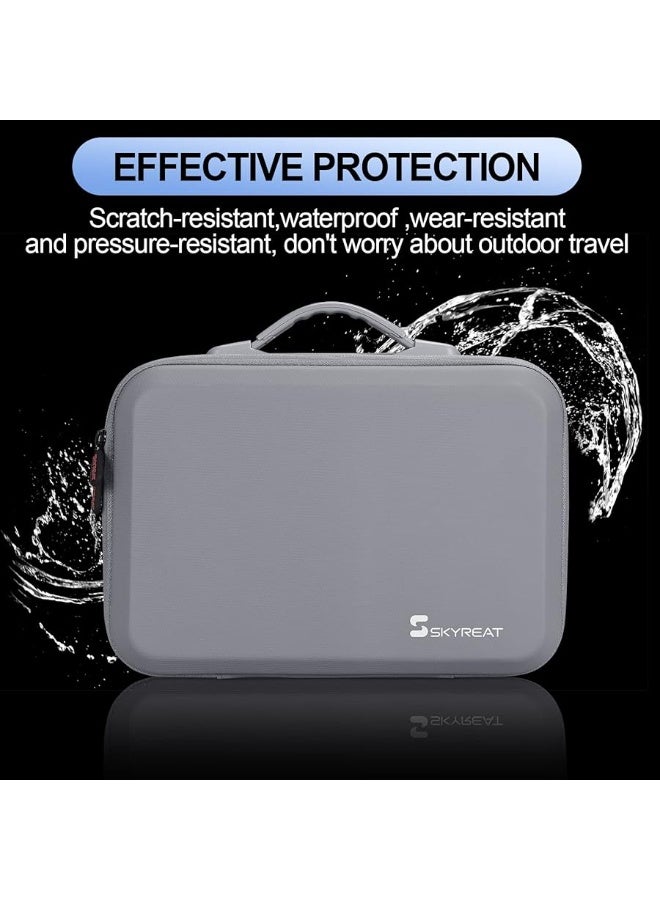 Skyreat Skyreat Mini 3 / Mini 3 Pro RC Case, Portable PU Leather Storage Shoulder Bag for DJI Mini 3 Pro Accessories  - Image 1