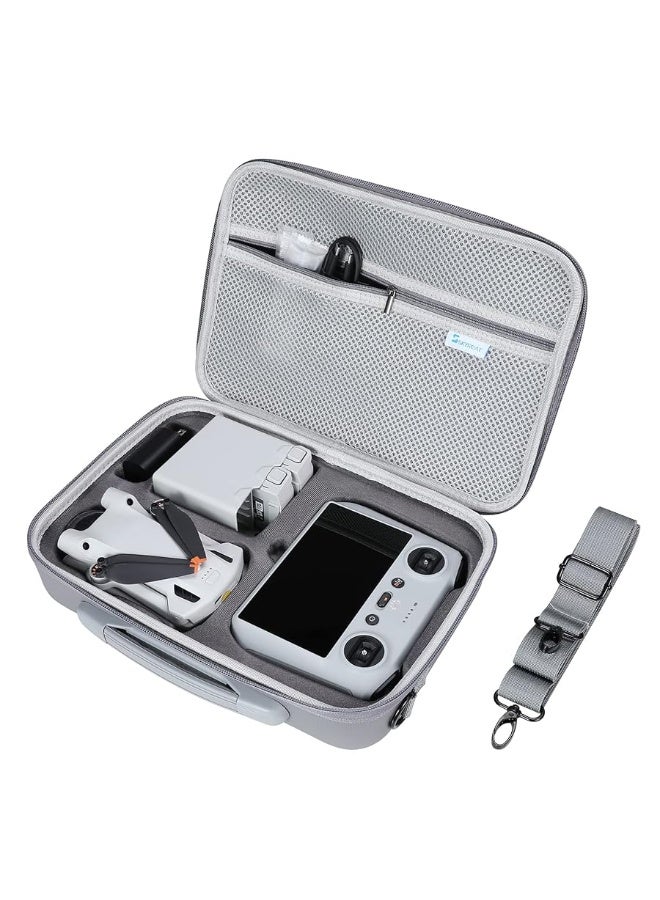 Skyreat Skyreat Mini 3 / Mini 3 Pro RC Case, Portable PU Leather Storage Shoulder Bag for DJI Mini 3 Pro Accessories  - Image 3