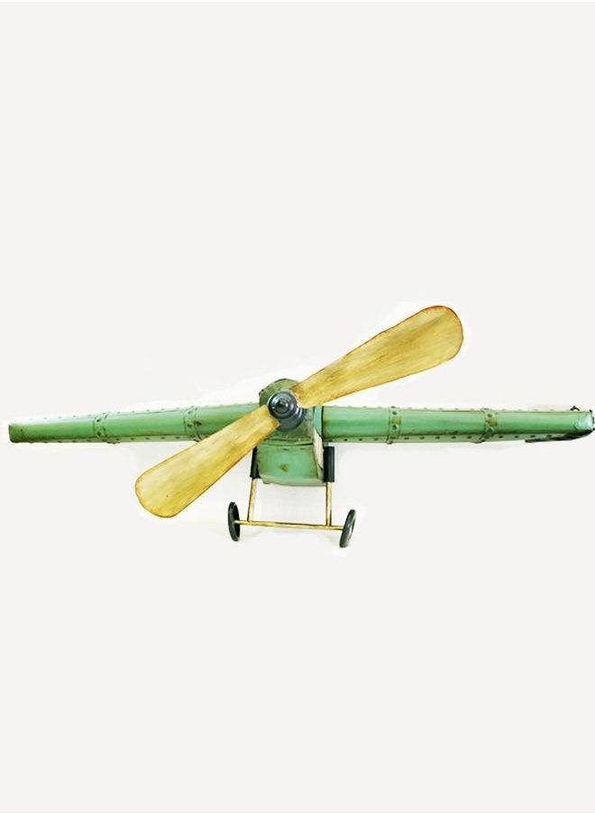 ANTIC LINE Vintage Wall Decor Airoplane  - Image 1