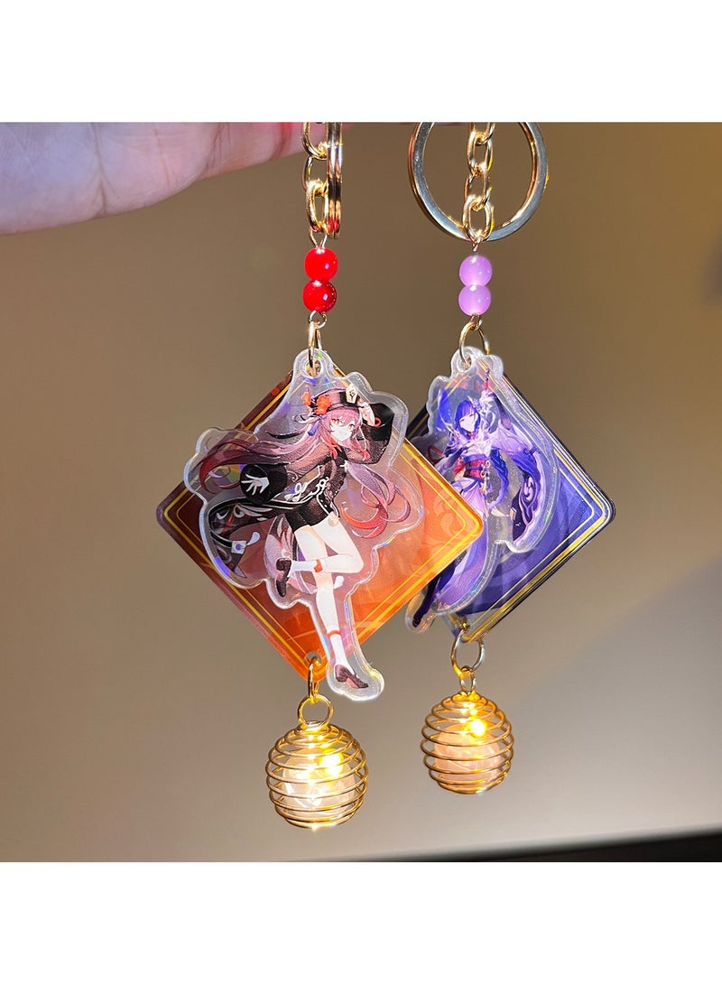 Illuminated Game Character Peripheral Keychain - Image 2