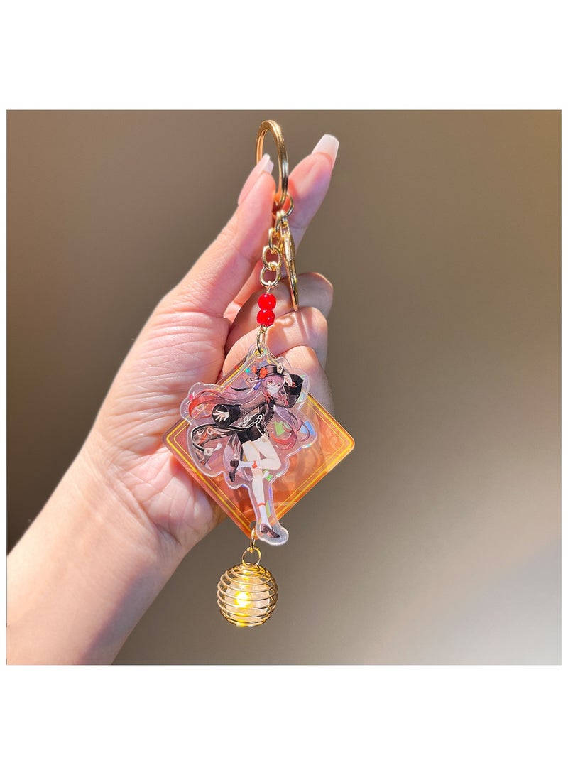 Illuminated Game Character Peripheral Keychain - Image 1
