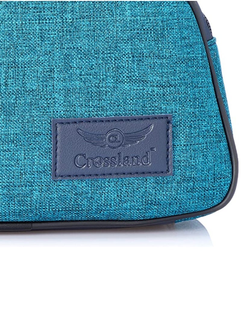 Crossland Crossland Handbag Canvas and Leather - 3 Zippers internal Pocket  - Image 3