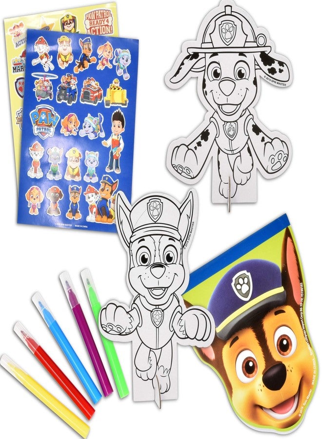 Lollipop Paw Patrol Coloring and Activity Tin Box, Includes Markers, Stickers, Mess Free Crafts Color Kit in Tin Box, for Toddlers, Boys and Kids - Image 3